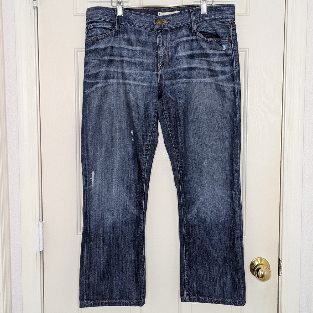 Gap Distressed Limited Edition Ankle Jeans Women's Size 10 Dark Wash